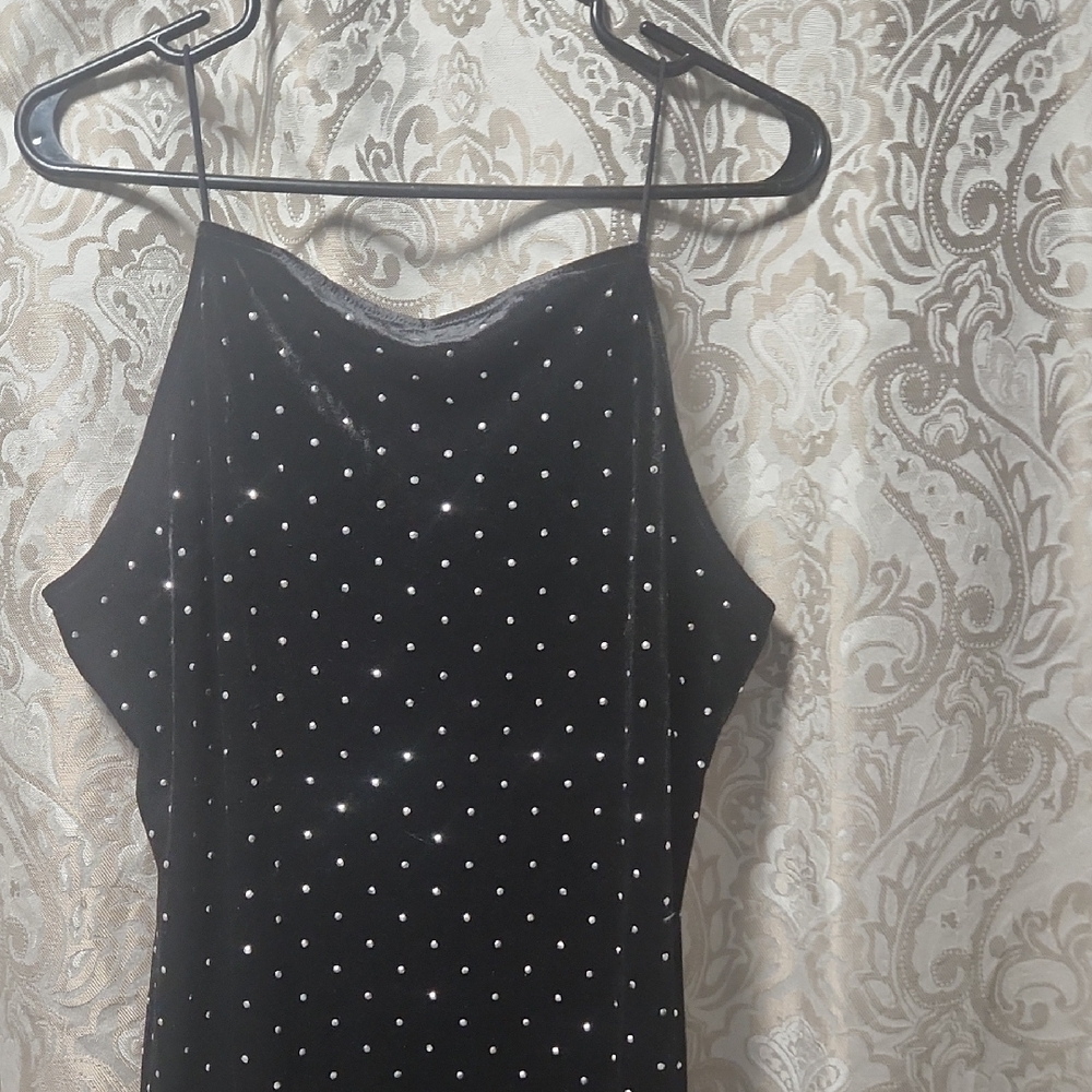 Black Rhinestone dress
